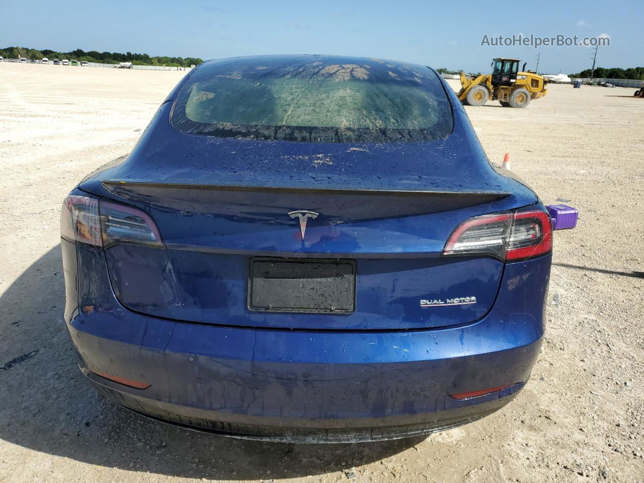 2022 Tesla Model 3  Синий vin: 5YJ3E1EC2NF239419