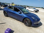 2022 Tesla Model 3  Синий vin: 5YJ3E1EC2NF239419