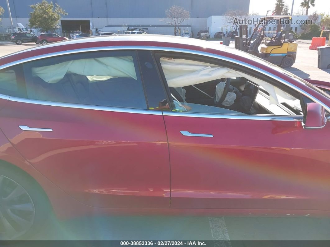 2020 Tesla Model 3 Performance Dual Motor All-wheel Drive Red vin: 5YJ3E1EC3LF805391