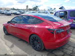 2021 Tesla Model 3 Performance Dual Motor All-wheel Drive Red vin: 5YJ3E1EC3MF005871