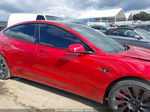 2021 Tesla Model 3 Performance Dual Motor All-wheel Drive Red vin: 5YJ3E1EC3MF005871