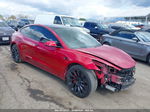 2021 Tesla Model 3 Performance Dual Motor All-wheel Drive Red vin: 5YJ3E1EC3MF005871