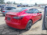 2021 Tesla Model 3 Performance Dual Motor All-wheel Drive Red vin: 5YJ3E1EC3MF005871