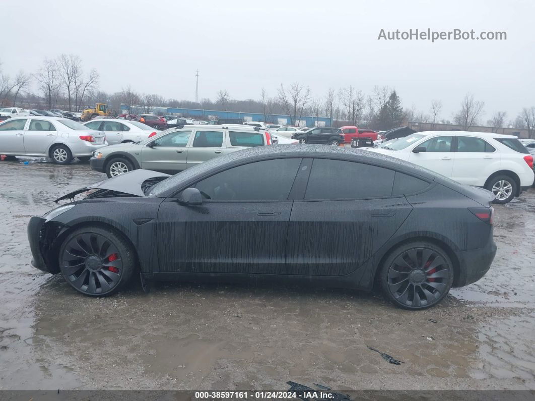 2021 Tesla Model 3 Performance Dual Motor All-wheel Drive Черный vin: 5YJ3E1EC3MF914256