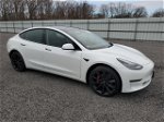 2020 Tesla Model 3  White vin: 5YJ3E1EC4LF627605