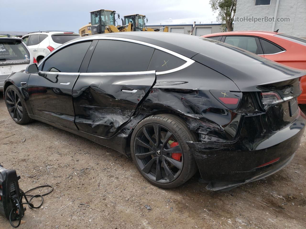 2020 Tesla Model 3  Black vin: 5YJ3E1EC4LF713125