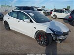2021 Tesla Model 3 Performance Dual Motor All-wheel Drive White vin: 5YJ3E1EC4MF013428