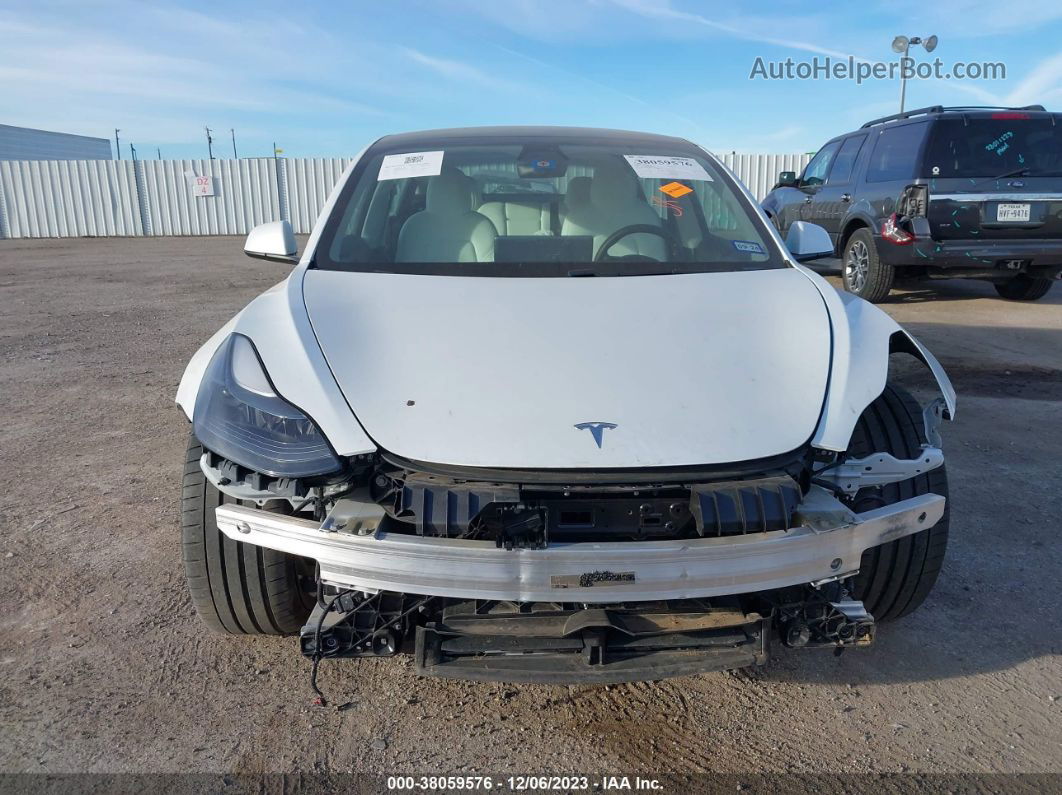 2021 Tesla Model 3 Performance Dual Motor All-wheel Drive White vin: 5YJ3E1EC4MF013428