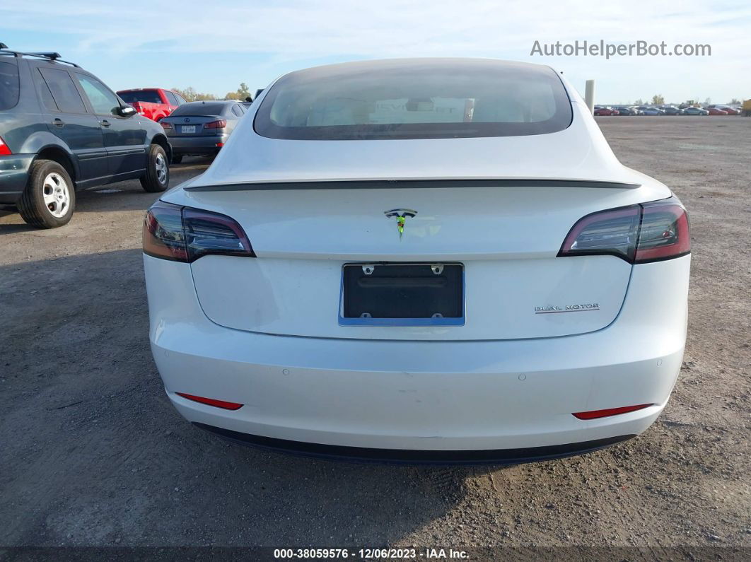 2021 Tesla Model 3 Performance Dual Motor All-wheel Drive White vin: 5YJ3E1EC4MF013428