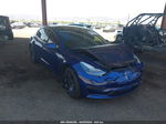 2021 Tesla Model 3 Performance Dual Motor All-wheel Drive Blue vin: 5YJ3E1EC4MF055095