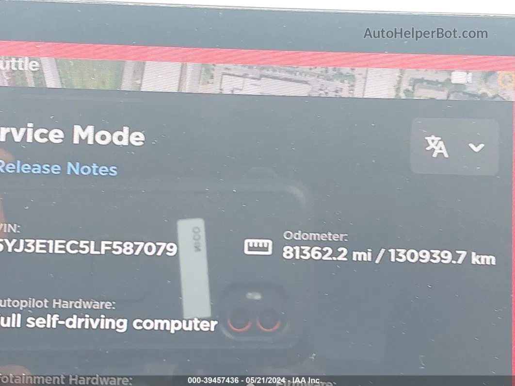 2020 Tesla Model 3 Performance Dual Motor All-wheel Drive White vin: 5YJ3E1EC5LF587079