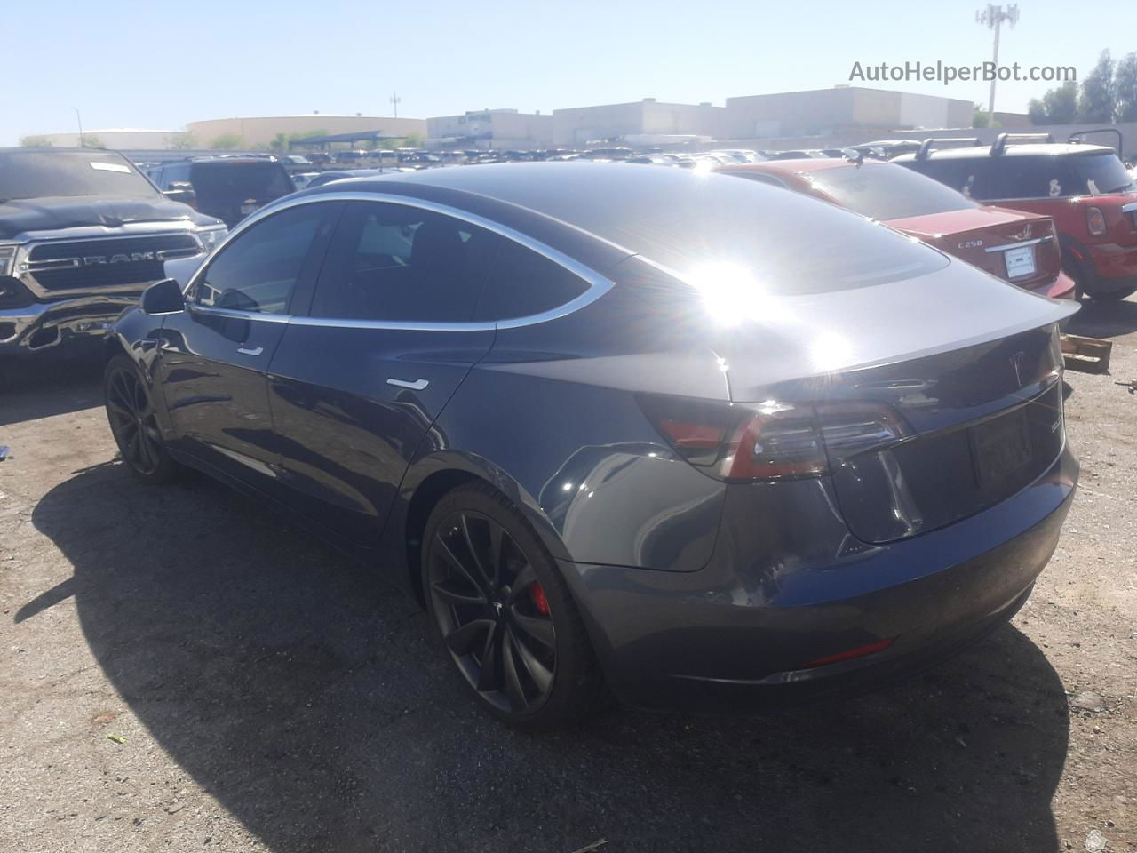 2020 Tesla Model 3  Серый vin: 5YJ3E1EC5LF623711