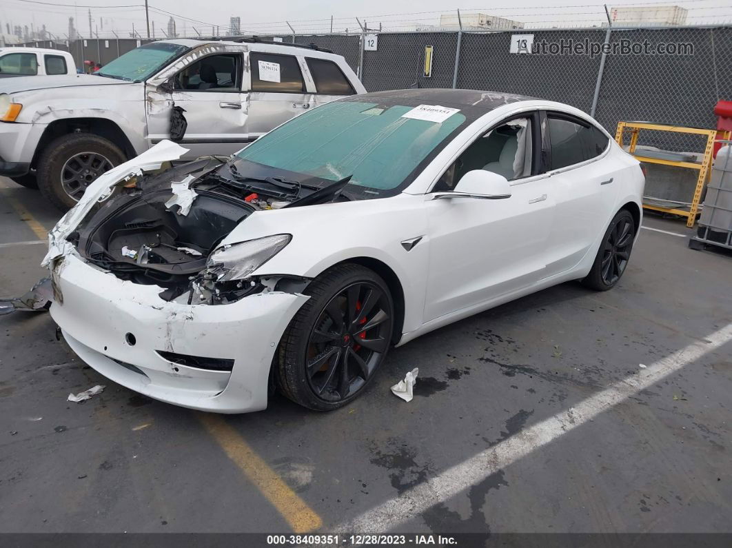 2020 Tesla Model 3 Performance Dual Motor All-wheel Drive Белый vin: 5YJ3E1EC5LF642114