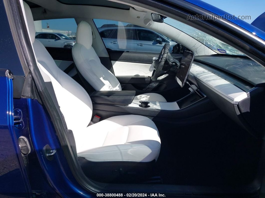 2020 Tesla Model 3 Performance Dual Motor All-wheel Drive Синий vin: 5YJ3E1EC5LF669653