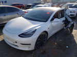 2020 Tesla Model 3  White vin: 5YJ3E1EC5LF807854