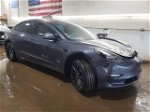 2022 Tesla Model 3  Gray vin: 5YJ3E1EC5NF204390