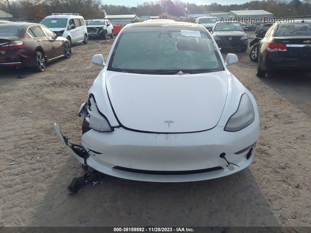 2020 Tesla Model 3 Performance Dual Motor All-wheel Drive White vin: 5YJ3E1EC6LF587074