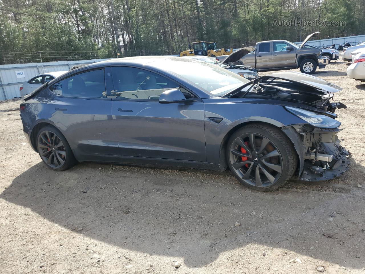 2020 Tesla Model 3  Charcoal vin: 5YJ3E1EC6LF603399