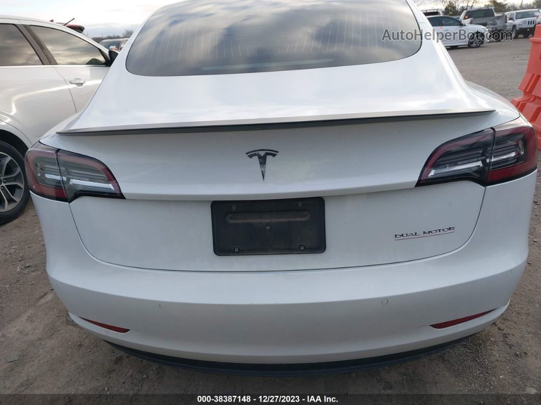 2020 Tesla Model 3 Performance Dual Motor All-wheel Drive White vin: 5YJ3E1EC6LF625130