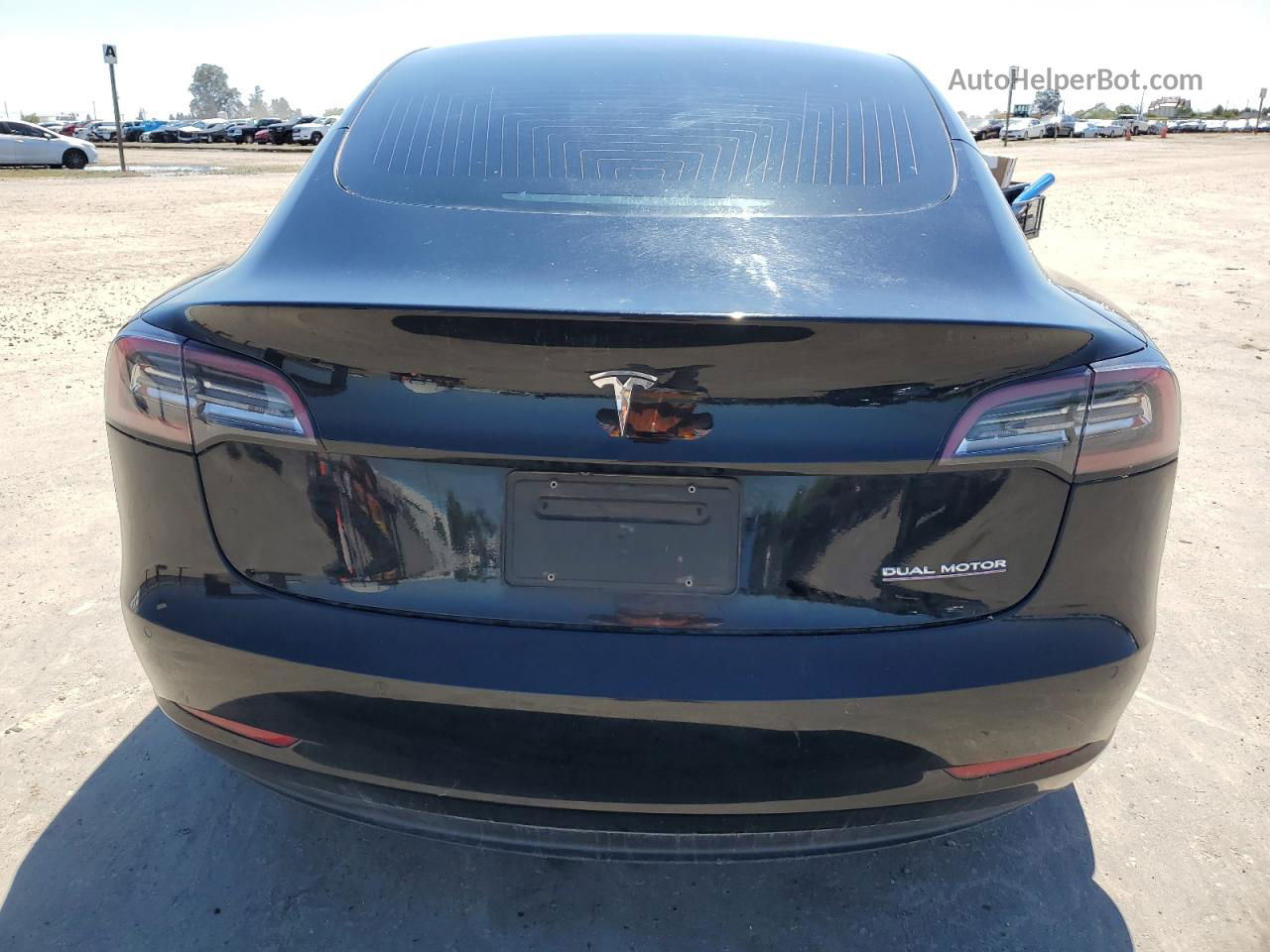 2020 Tesla Model 3  Black vin: 5YJ3E1EC6LF627007