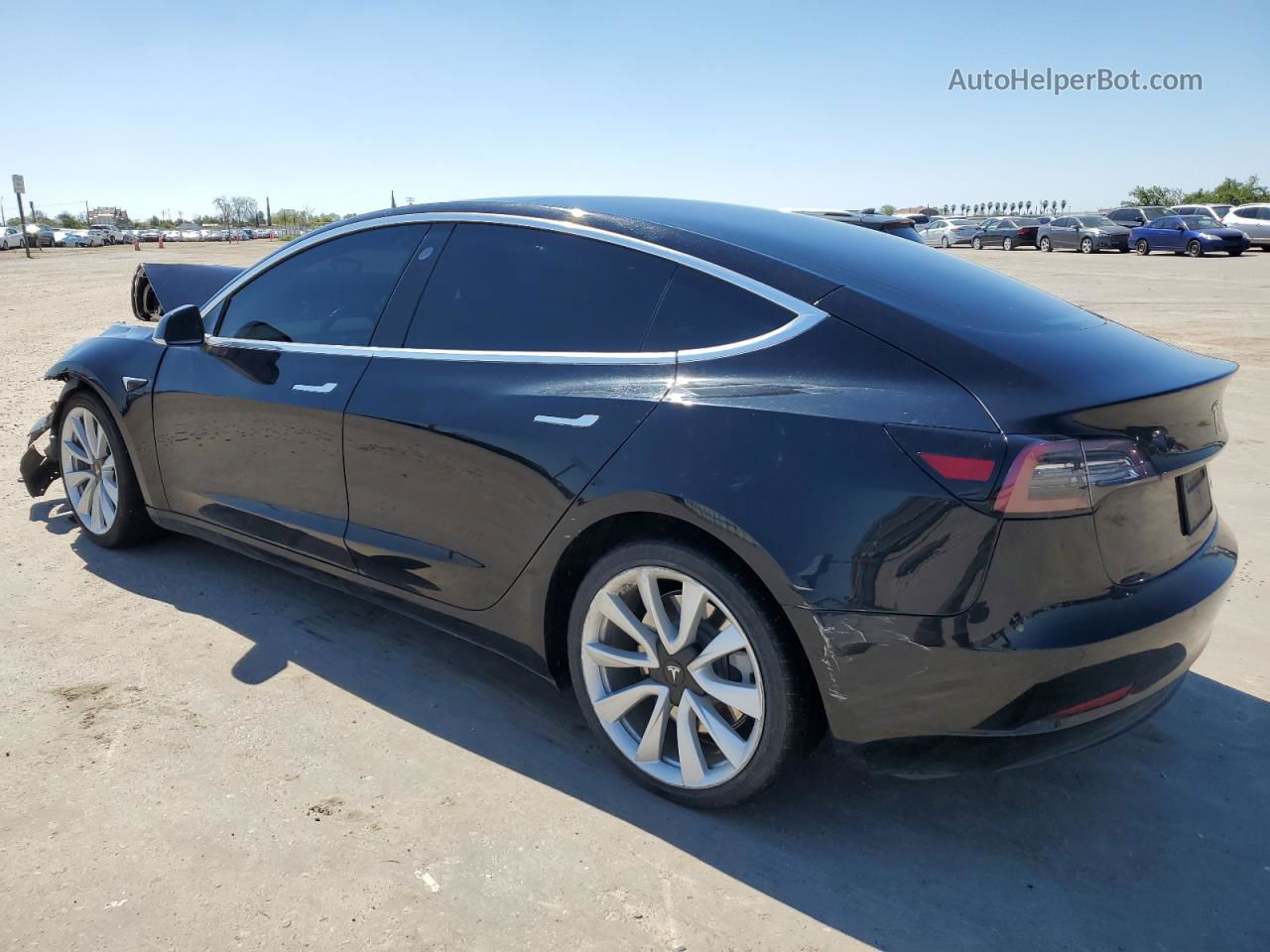 2020 Tesla Model 3  Black vin: 5YJ3E1EC6LF627007