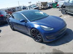 2020 Tesla Model 3 Performance Blue vin: 5YJ3E1EC6LF647094