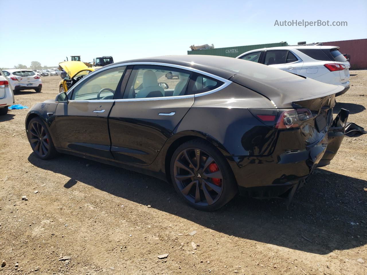 2020 Tesla Model 3  Черный vin: 5YJ3E1EC6LF791924