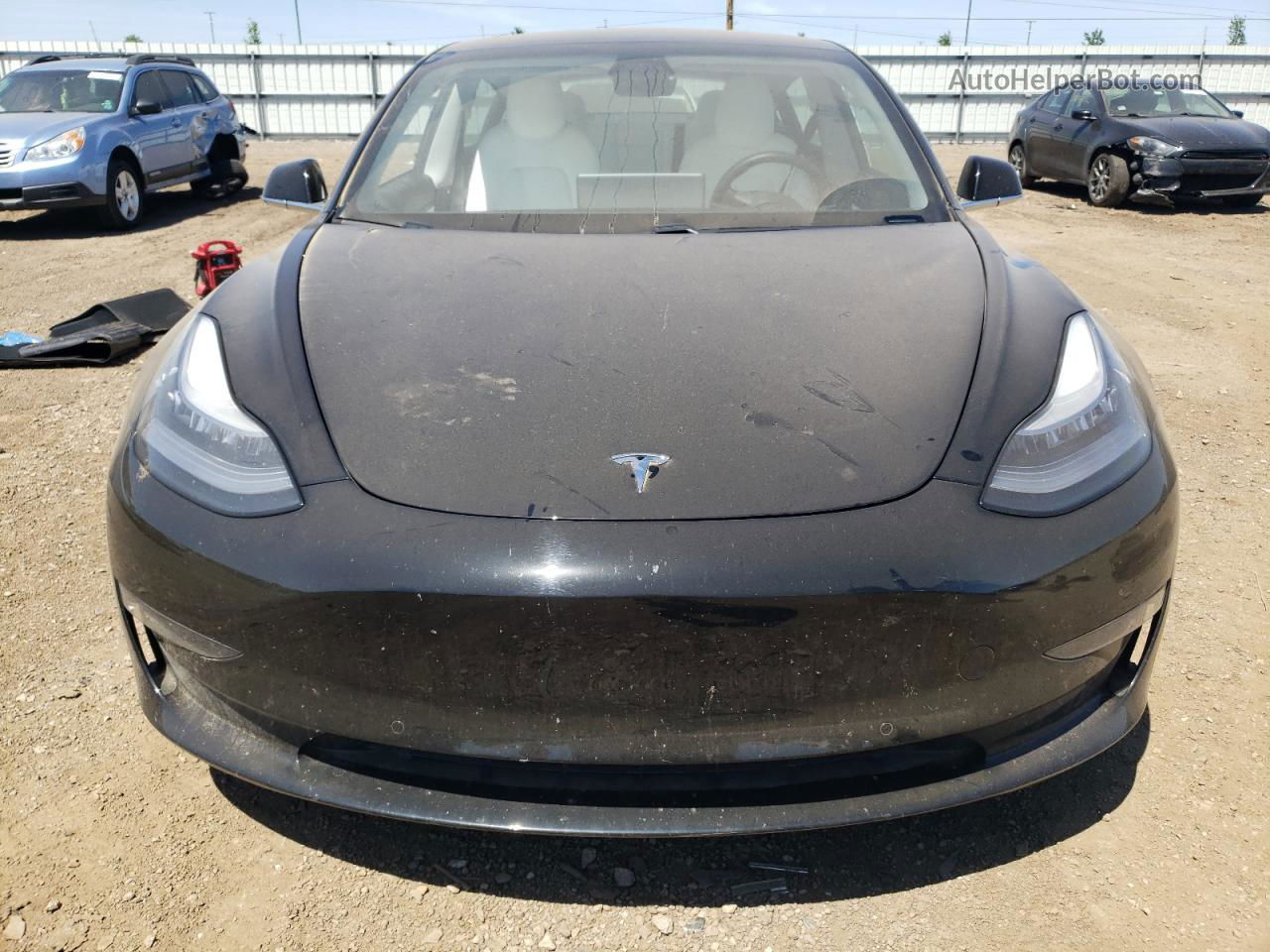 2020 Tesla Model 3  Black vin: 5YJ3E1EC6LF791924