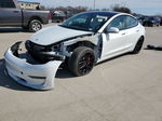 2022 Tesla Model 3  White vin: 5YJ3E1EC6NF293399