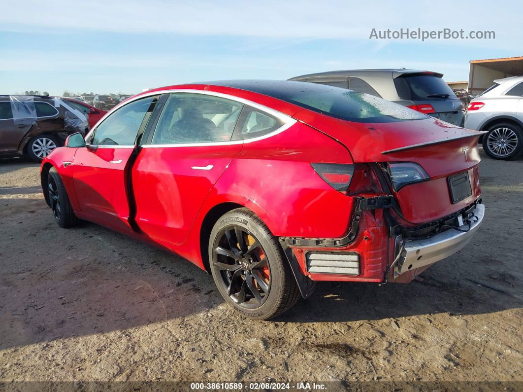 2020 Tesla Model 3 Performance Dual Motor All-wheel Drive Red vin: 5YJ3E1EC7LF669315