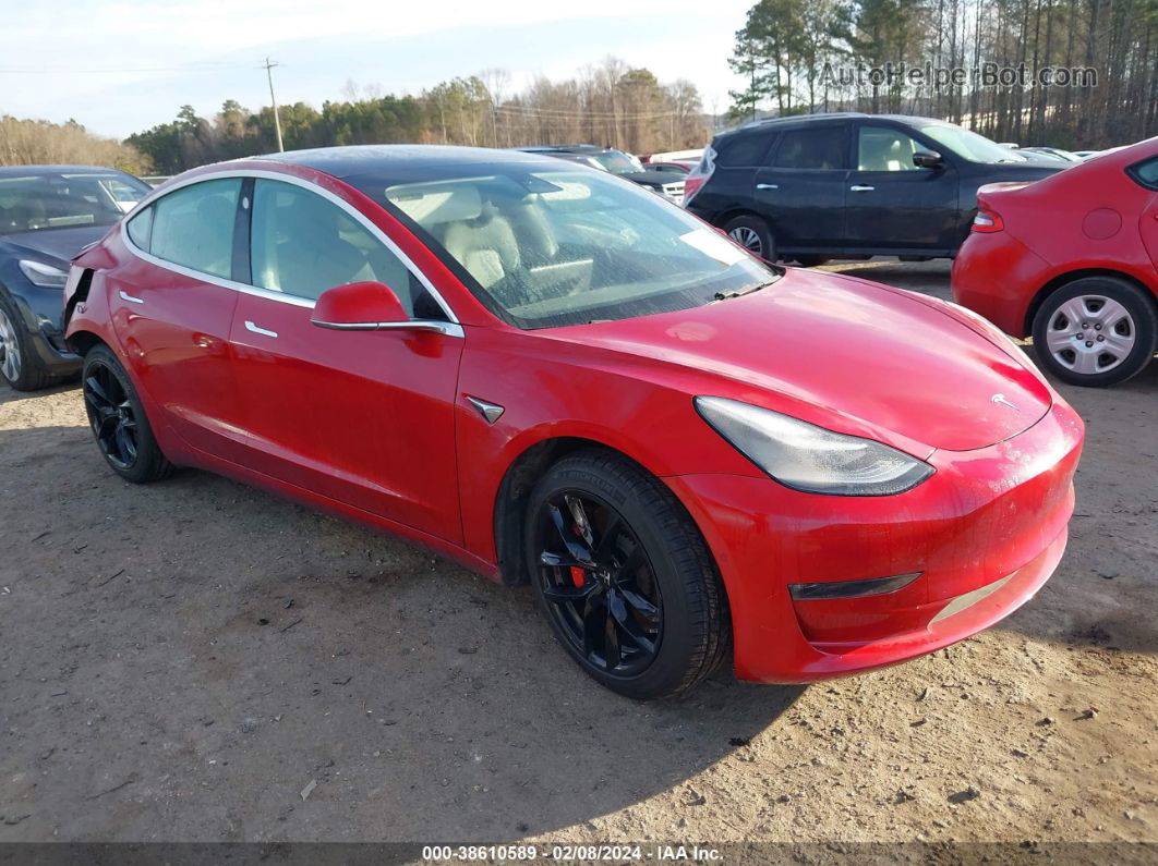 2020 Tesla Model 3 Performance Dual Motor All-wheel Drive Красный vin: 5YJ3E1EC7LF669315