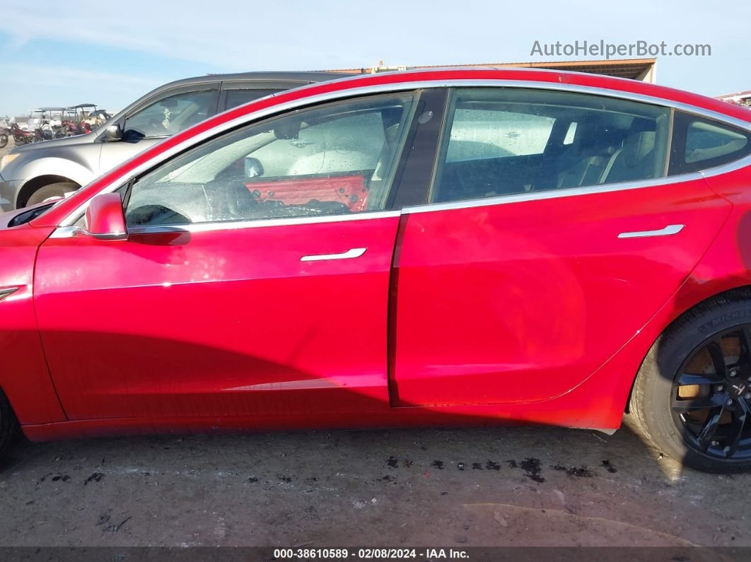 2020 Tesla Model 3 Performance Dual Motor All-wheel Drive Red vin: 5YJ3E1EC7LF669315