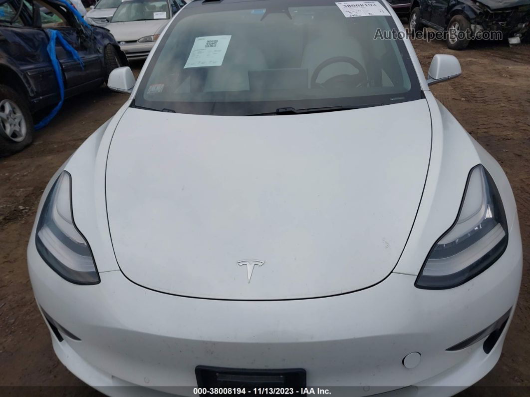 2020 Tesla Model 3 Performance Dual Motor All-wheel Drive White vin: 5YJ3E1EC7LF796517