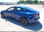 2021 Tesla Model 3 Performance Dual Motor All-wheel Drive Синий vin: 5YJ3E1EC7MF076622