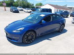 2021 Tesla Model 3 Performance Dual Motor All-wheel Drive Синий vin: 5YJ3E1EC7MF076622