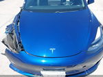 2021 Tesla Model 3 Performance Dual Motor All-wheel Drive Blue vin: 5YJ3E1EC7MF076622