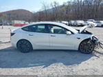 2021 Tesla Model 3 Performance Dual Motor All-wheel Drive White vin: 5YJ3E1EC7MF087328