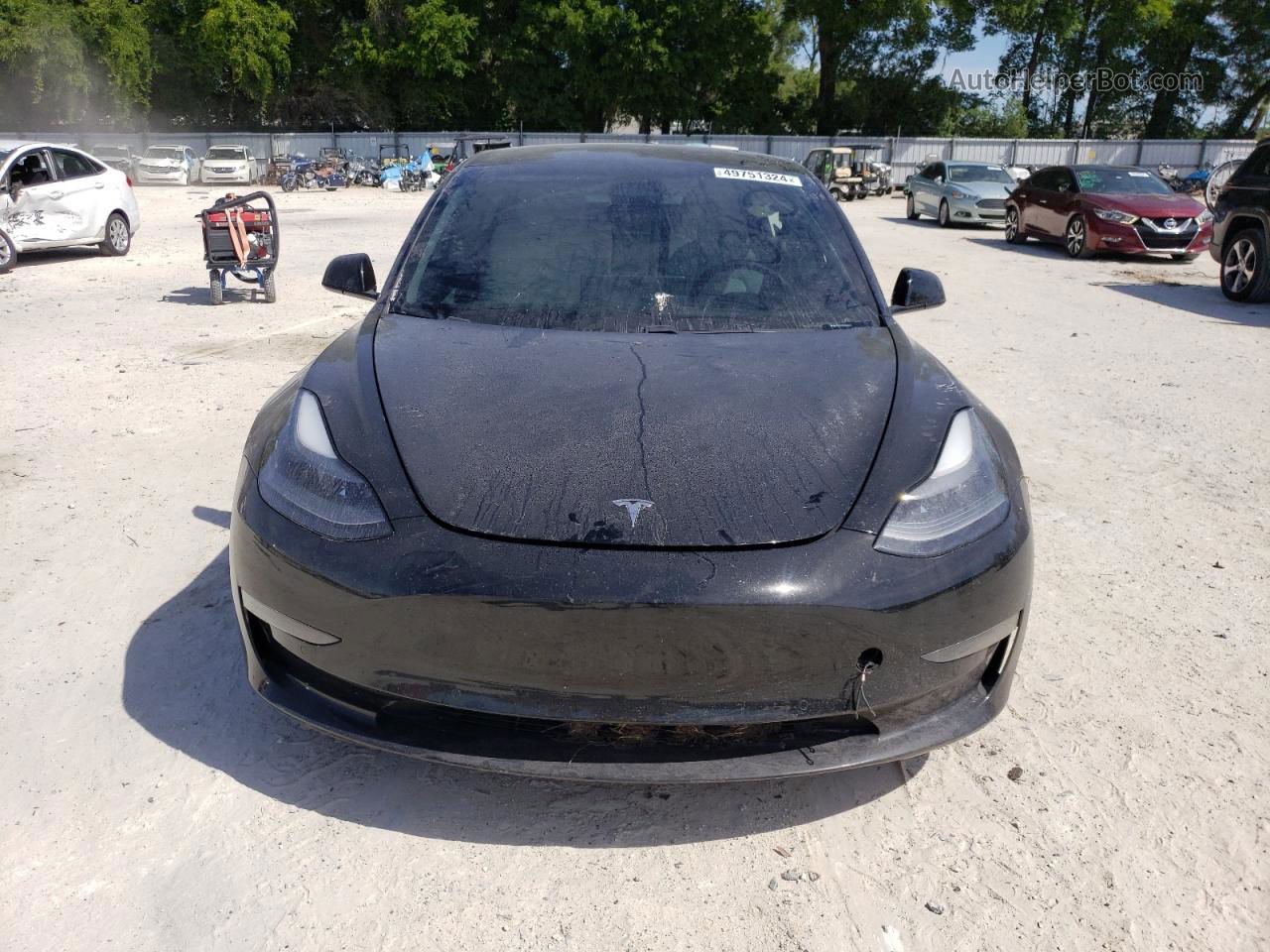 2021 Tesla Model 3  Черный vin: 5YJ3E1EC7MF918469