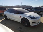 2022 Tesla Model 3  White vin: 5YJ3E1EC7NF107367