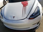 2022 Tesla Model 3  White vin: 5YJ3E1EC7NF107367