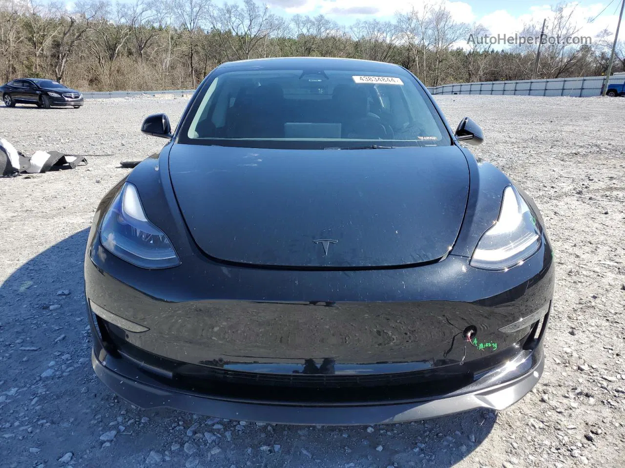 2022 Tesla Model 3  Black vin: 5YJ3E1EC7NF168332