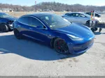 2020 Tesla Model 3 Performance Dual Motor All-wheel Drive Blue vin: 5YJ3E1EC8LF713936