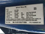 2020 Tesla Model 3 Performance Dual Motor All-wheel Drive Blue vin: 5YJ3E1EC8LF713936