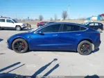 2020 Tesla Model 3 Performance Dual Motor All-wheel Drive Blue vin: 5YJ3E1EC8LF713936