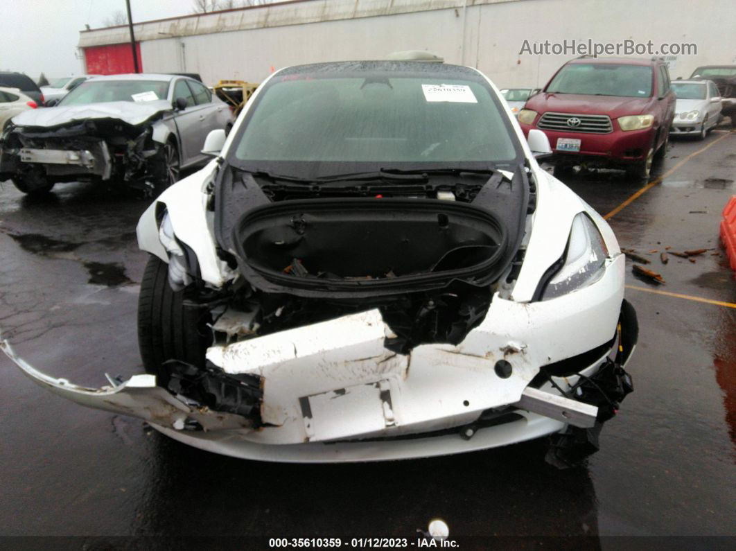 2020 Tesla Model 3 Performance Dual Motor All-wheel Drive White vin: 5YJ3E1EC8LF736259