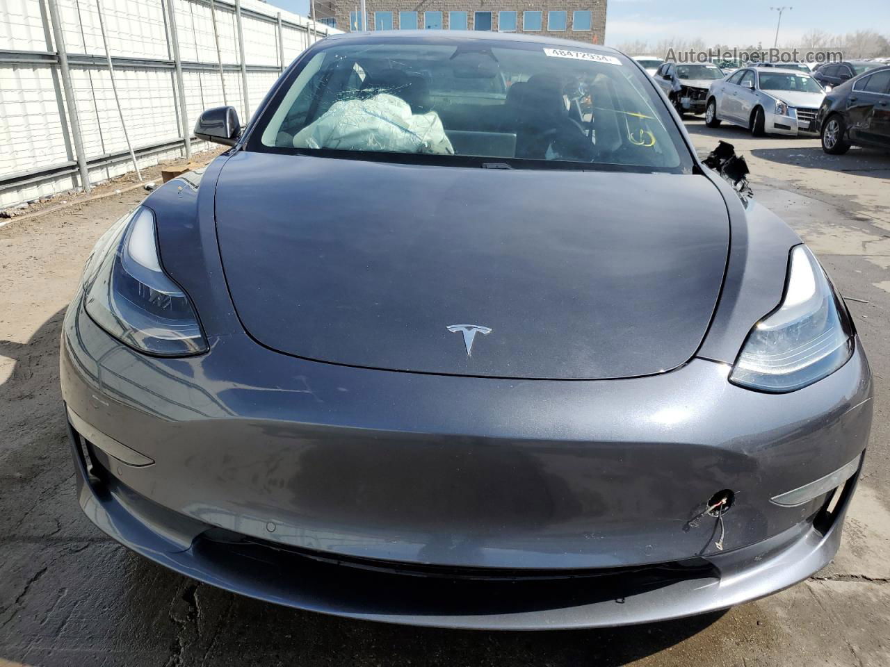 2021 Tesla Model 3  Серый vin: 5YJ3E1EC8MF045010