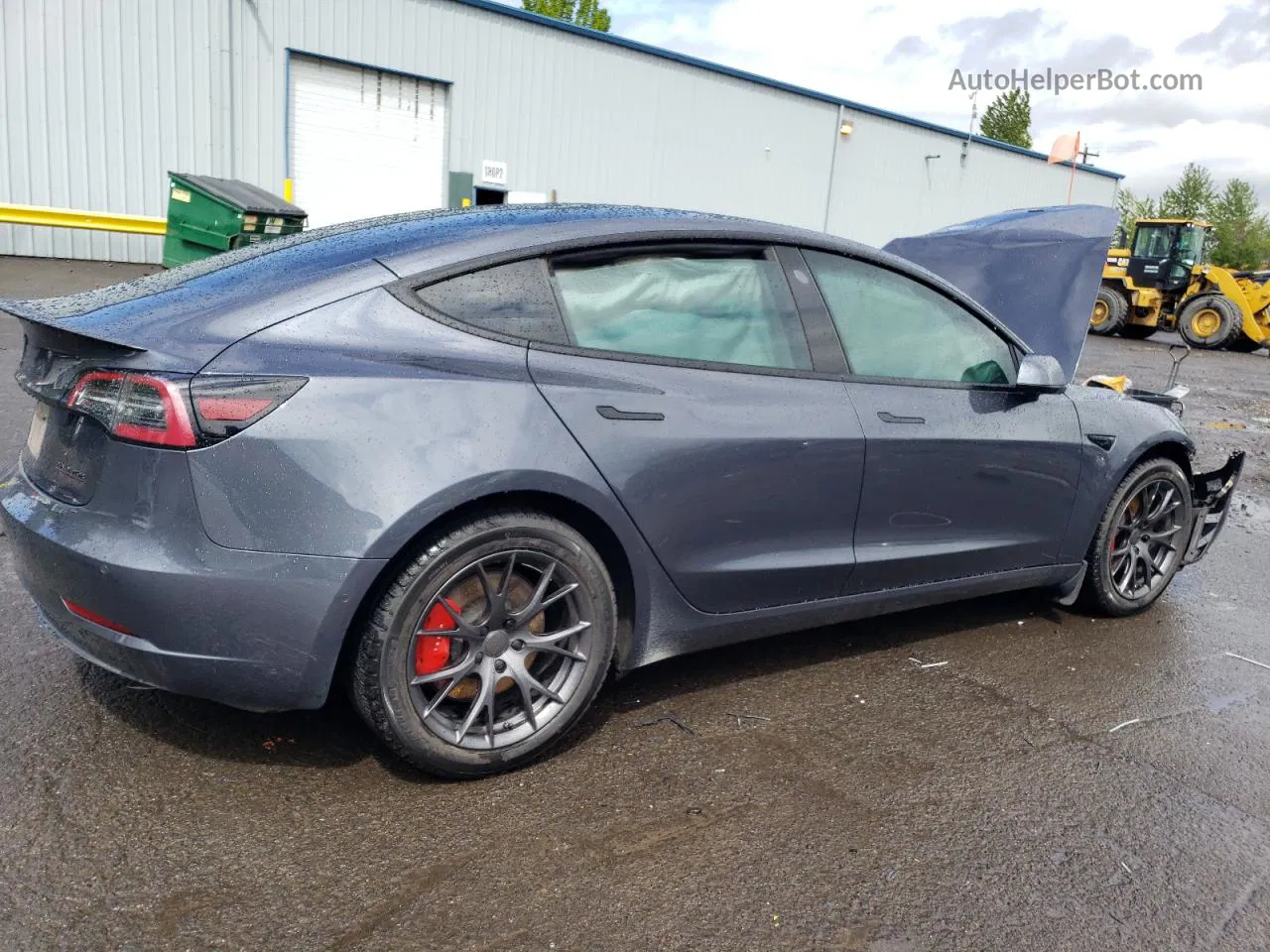 2022 Tesla Model 3  Charcoal vin: 5YJ3E1EC8NF197760