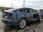 2022 Tesla Model 3  Gray vin: 5YJ3E1EC8NF330842