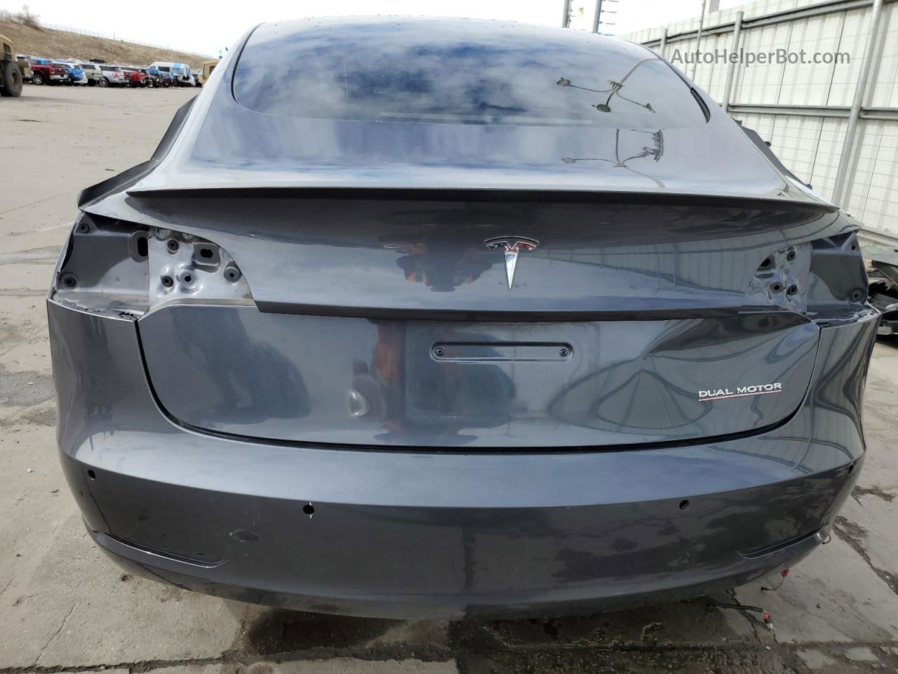 2022 Tesla Model 3  Gray vin: 5YJ3E1EC8NF330842