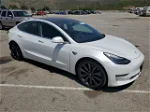 2020 Tesla Model 3  White vin: 5YJ3E1EC9LF624196